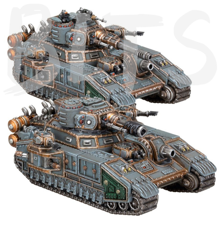 Legions Imperialis: Baneblade Squadron bits