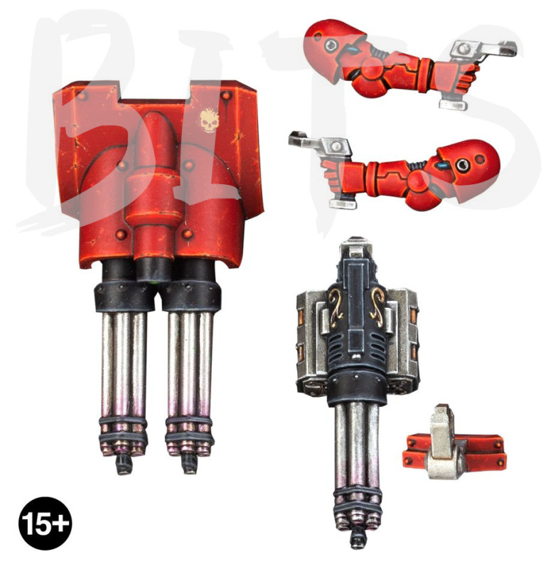 Blood Angels Baal Predator Upgrade Pack bits