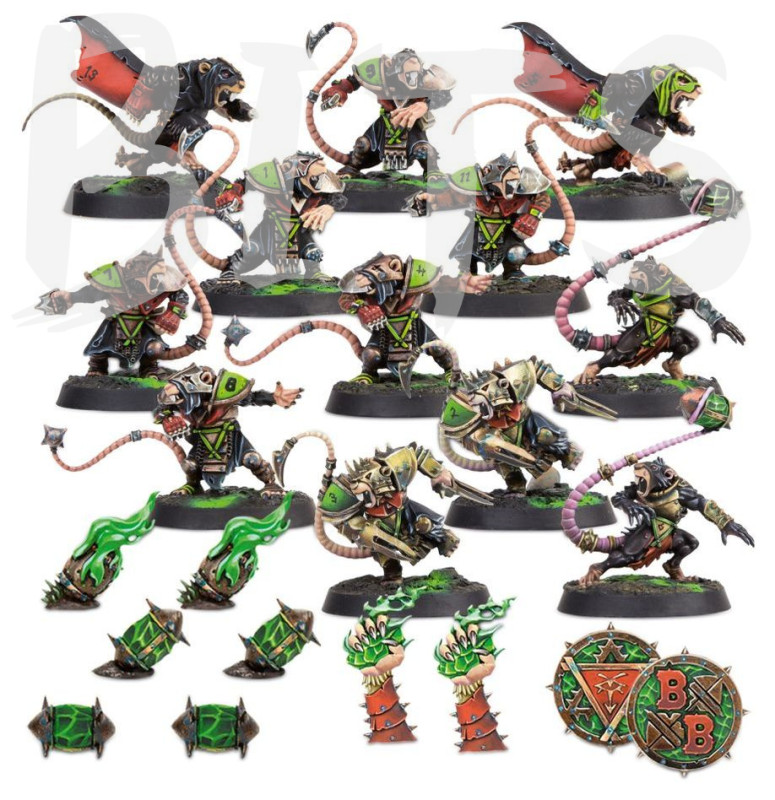 The Skavenblight Scramblers - Skaven Blood Bowl Team bits
