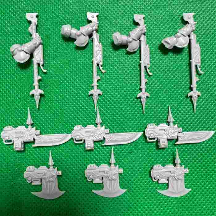 Adeptus Custodes Vexilus Praetor in Allarus Terminator Armour / Shield-Captain in Allarus Terminator Armour/Allarus Custodians