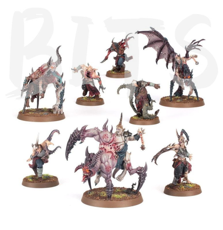 Chaos Space Marines Accursed Cultists bits