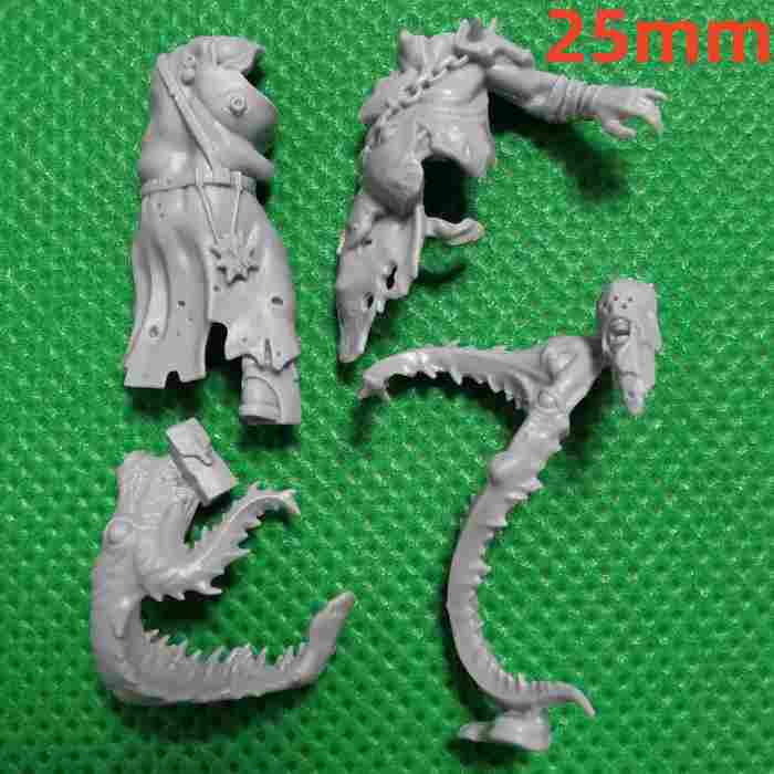 Chaos Space Marines Accursed Cultists bits