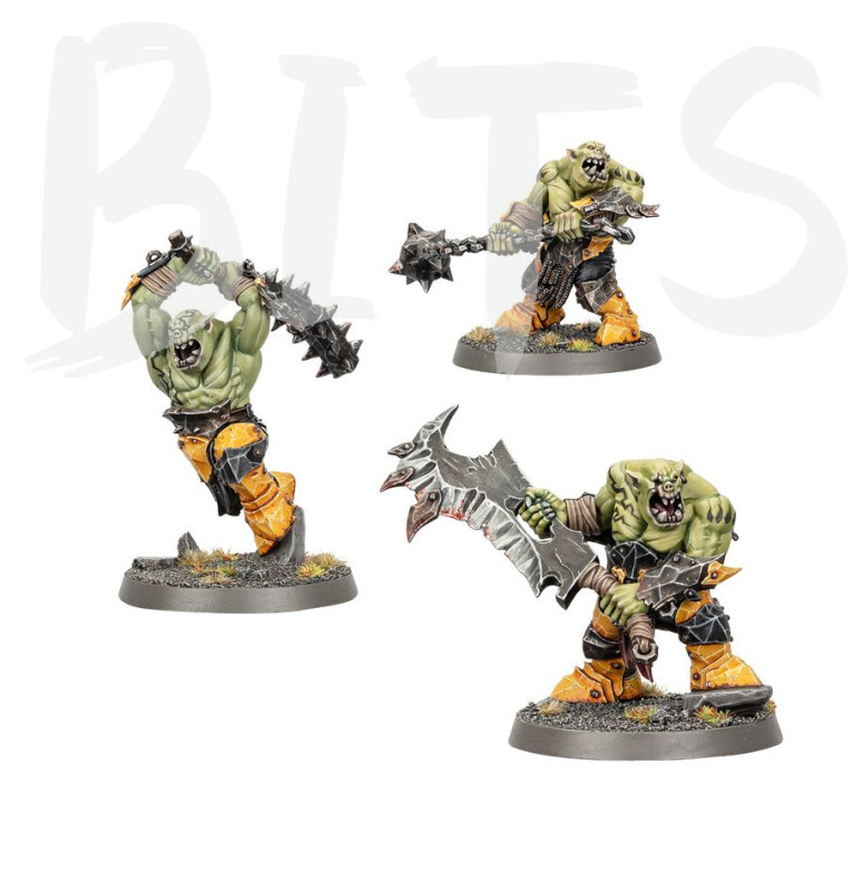 Orruk Warclans Brute Ragerz / Weirdbrute Wrekkaz bits