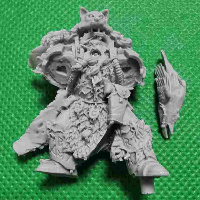 Space Wolves Njal Stormcaller in Terminator Armour bits