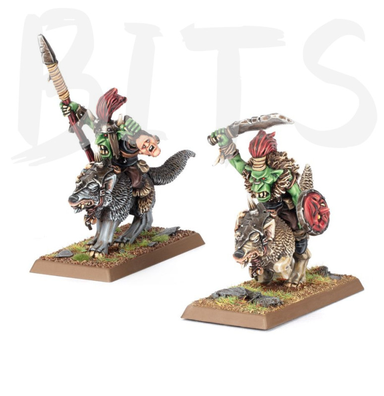 Goblin Wolf Rider Bosses bits