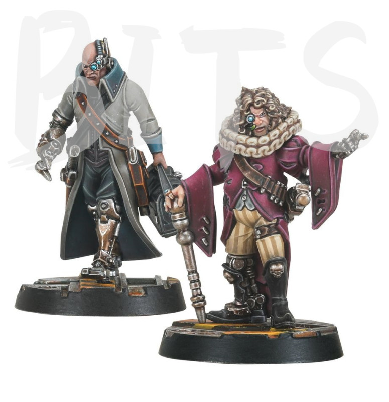 Necromunda Proxy and Fixer Hangers-on bits