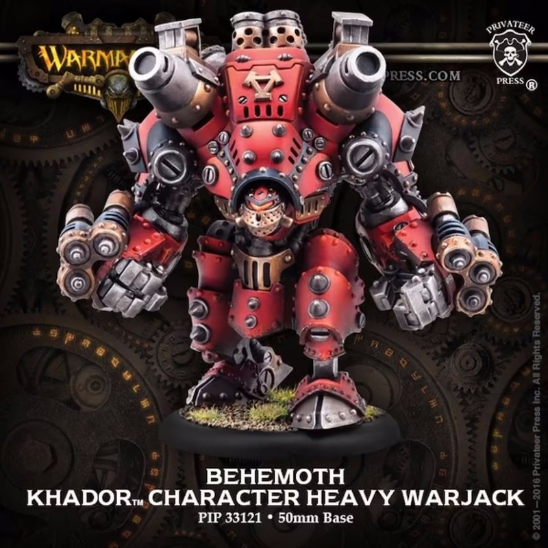 Warmachine Khador Character Heavy Warjack Behemoth