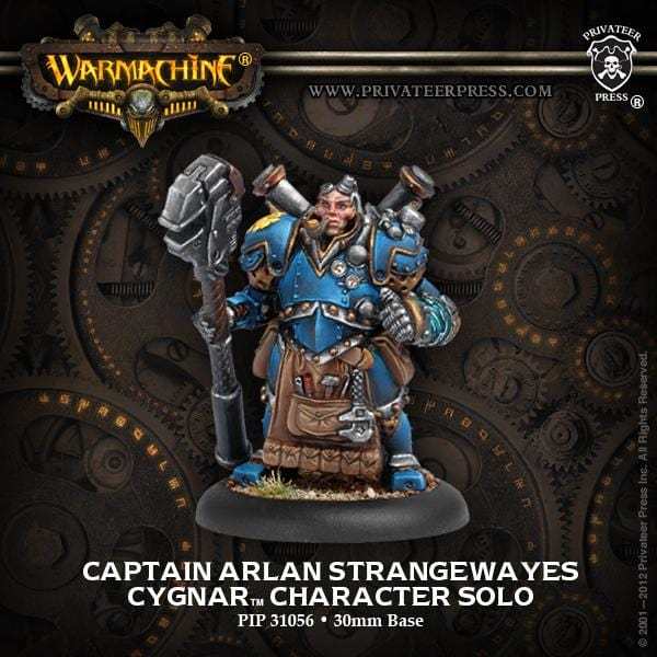 Warmachine Cygnar Solos Captain Arlan Strangewayes