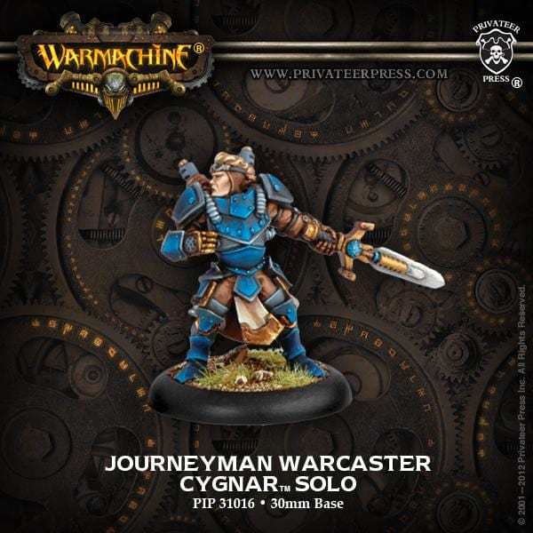 Warmachine Cygnar Solos Journeyman Warcaster