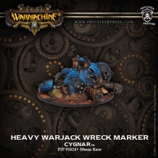 Warmachine Cygnar Accessories Cygnar Heavy Warjack Wreck Marker