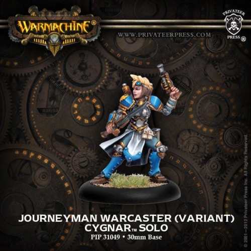 Warmachine Cygnar Solos Journeyman Warcaster (Variant)