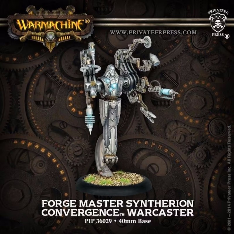 Warmachine Convergence of Cyriss Warcasters Forge Master Syntherion