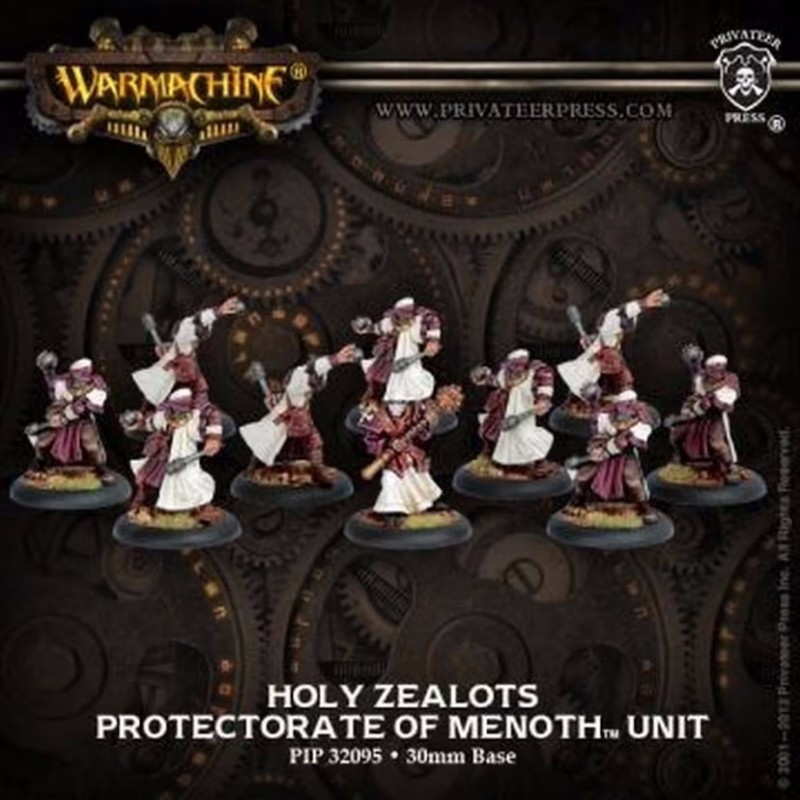 Warmachine The Protectorate of Menoth Units Holy Zealots