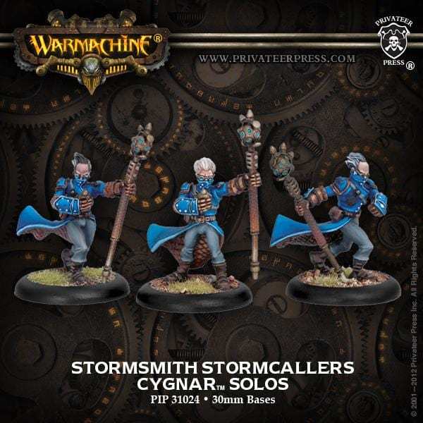 Warmachine Cygnar Solos Stormsmith Stormcallers