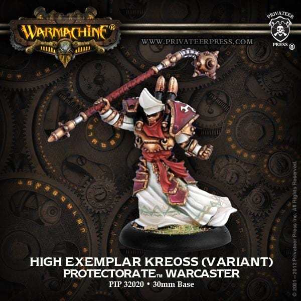Warmachine The Protectorate of Menoth Warcasters High Exemplar Kreoss (Variant)