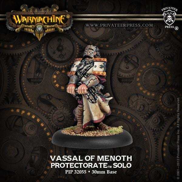 Warmachine The Protectorate of Menoth Solos Vassal of Menoth