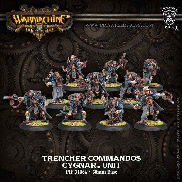 Warmachine Cygnar Units Trencher Commandos