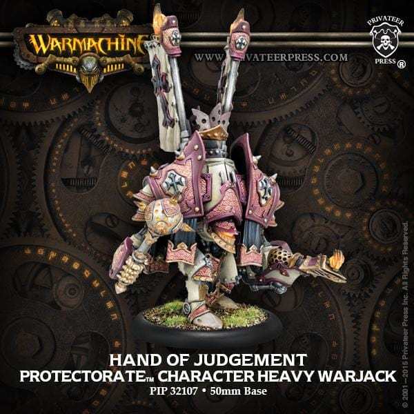 Warmachine The Protectorate of Menoth Warjacks Hand of Judgment