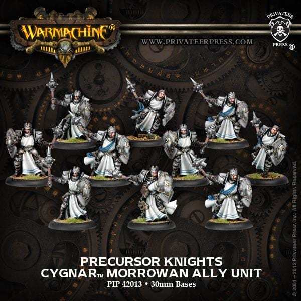 Warmachine Cygnar Units Precursor Knights