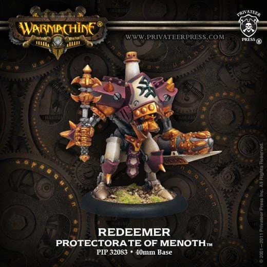 Warmachine The Protectorate of Menoth Warjacks Redeemer