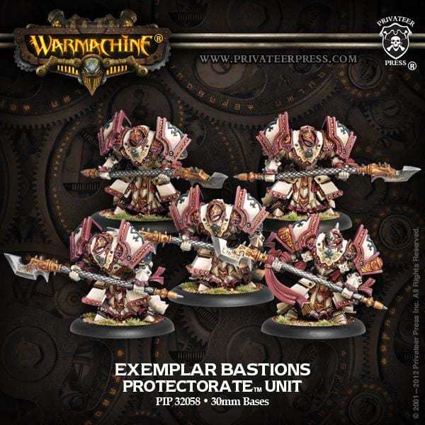 Warmachine The Protectorate of Menoth Units Exemplar Bastions