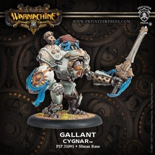Warmachine Cygnar Warjacks Gallant