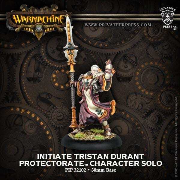 Warmachine The Protectorate of Menoth Solos Initiate Tristan Durant