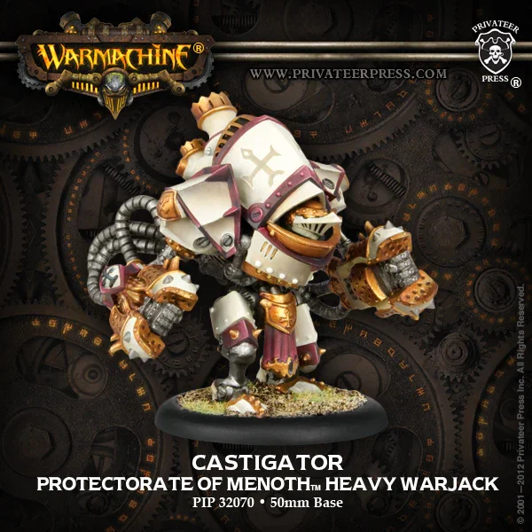 Warmachine The Protectorate of Menoth Warjacks Castigator / Reckoner / Sanctifier
