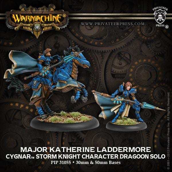 Warmachine Cygnar Solos Major Katherine Laddermore