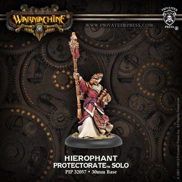 Warmachine The Protectorate of Menoth Solos Hierophant