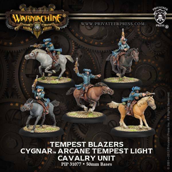 Warmachine Cygnar Units Tempest Blazers