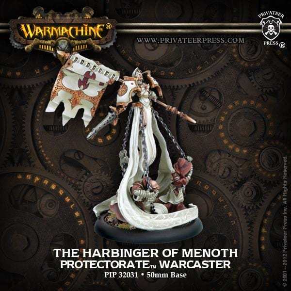 Warmachine The Protectorate of Menoth Warcasters The Harbinger of Menoth