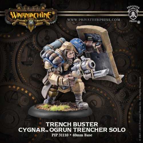 Warmachine Cygnar Solos Trench Buster