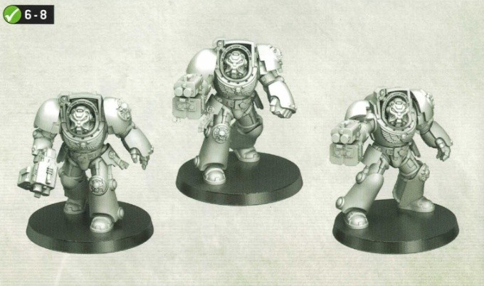 Space Marines Terminator Squad bits