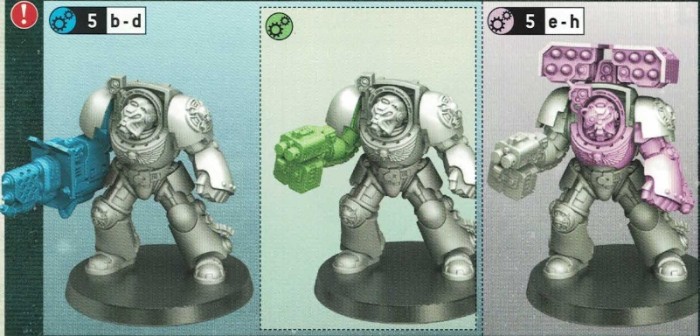 Space Marines Terminator Squad bits