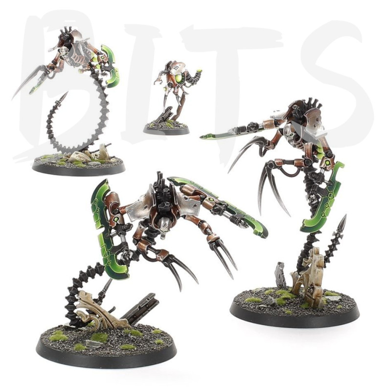 Necrons Ophydian Destroyers bits