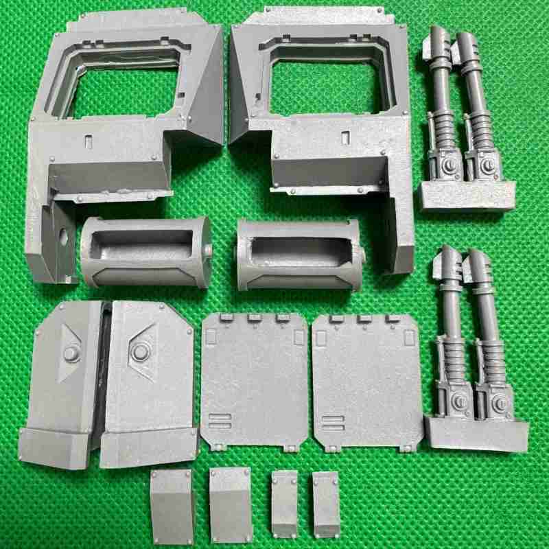 Land Raider Armoured Proteus bits - Sponson