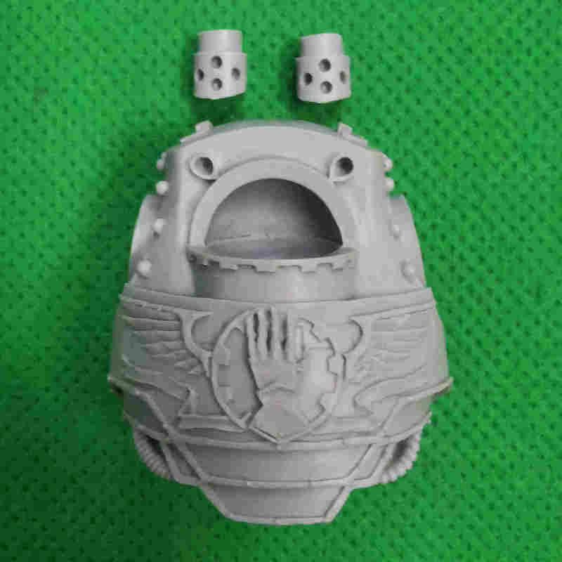 Iron Hands Legion Contemptor Dreadnought bits