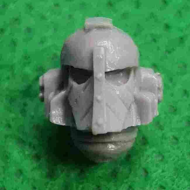 Iron Warriors Legion MKII Heads bits