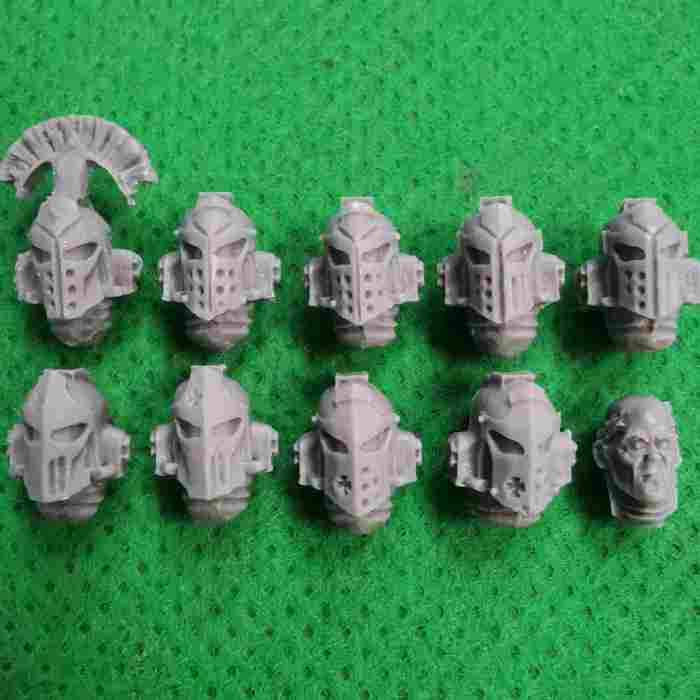 Ultramarines MKIV Praetorian Heads & Torsos