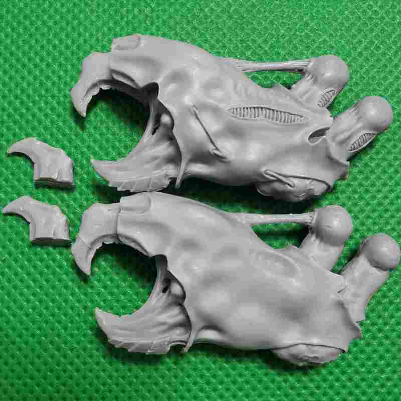 Tyranids Stone-crusher Carnifex With Wrecker Claws bits