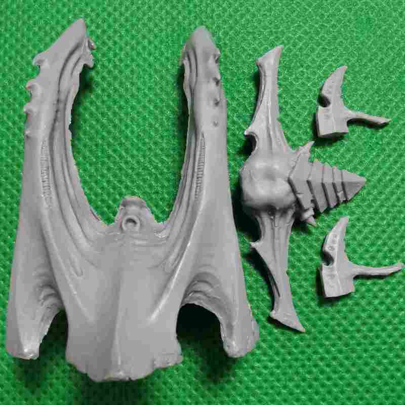 Tyranids Stone-crusher Carnifex With Wrecker Claws bits