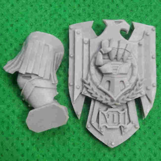 Imperial Fists Legion Cataphractii Storm Shields bits
