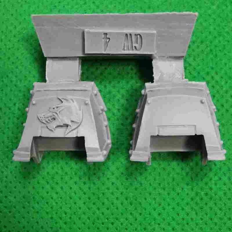 Space Wolves Legion Contemptor Dreadnought bits