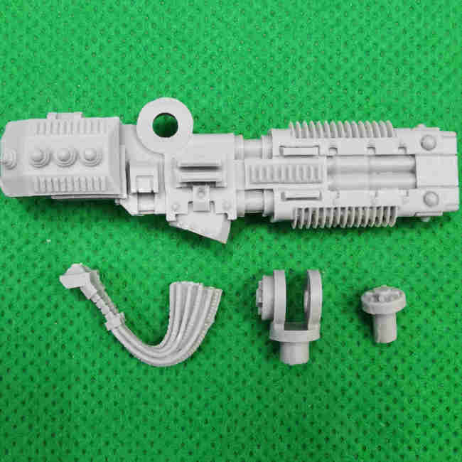 Mechanicum Knight Moirax with Volkite Veuglaire and Gyges Siege Claw bits