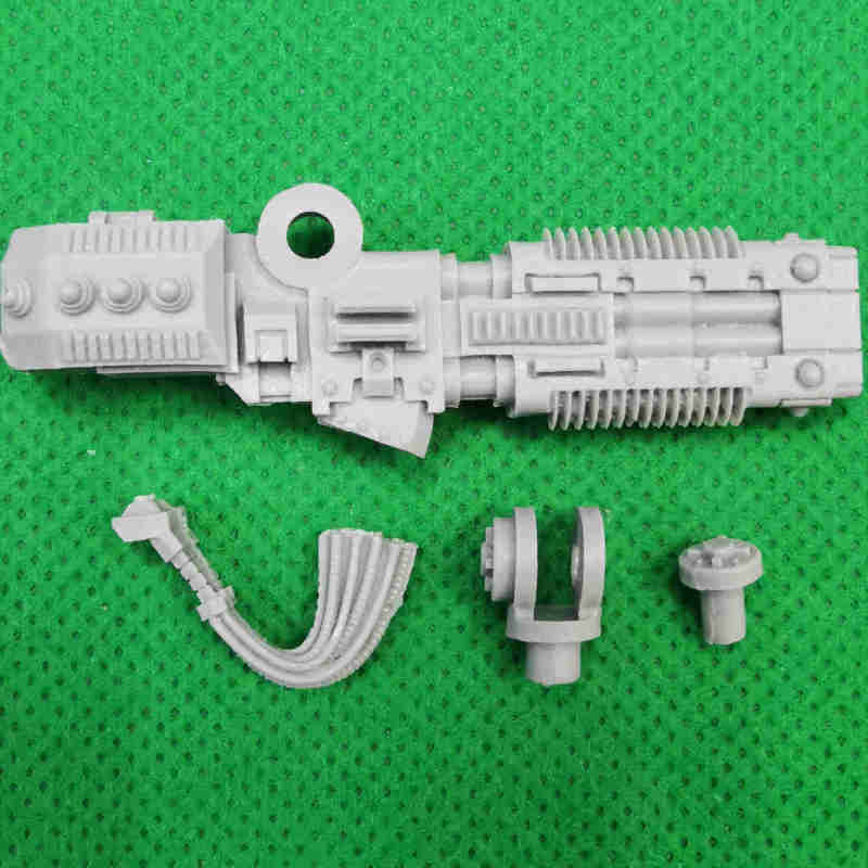 Mechanicum Knight Moirax with Volkite Veuglaire and Gyges Siege Claw bits