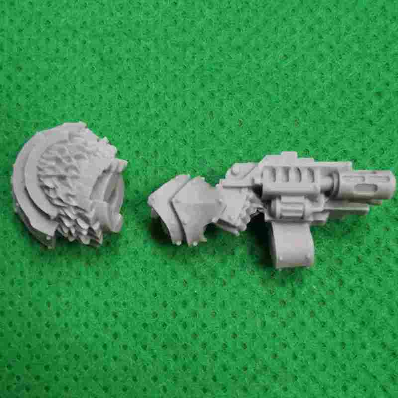 White Scars Legion Praetor in Cataphractii Terminator Armour bits