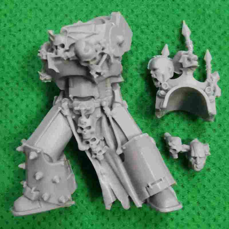 Night Lords Legion Praetor in Tartaros Terminator Armour bits