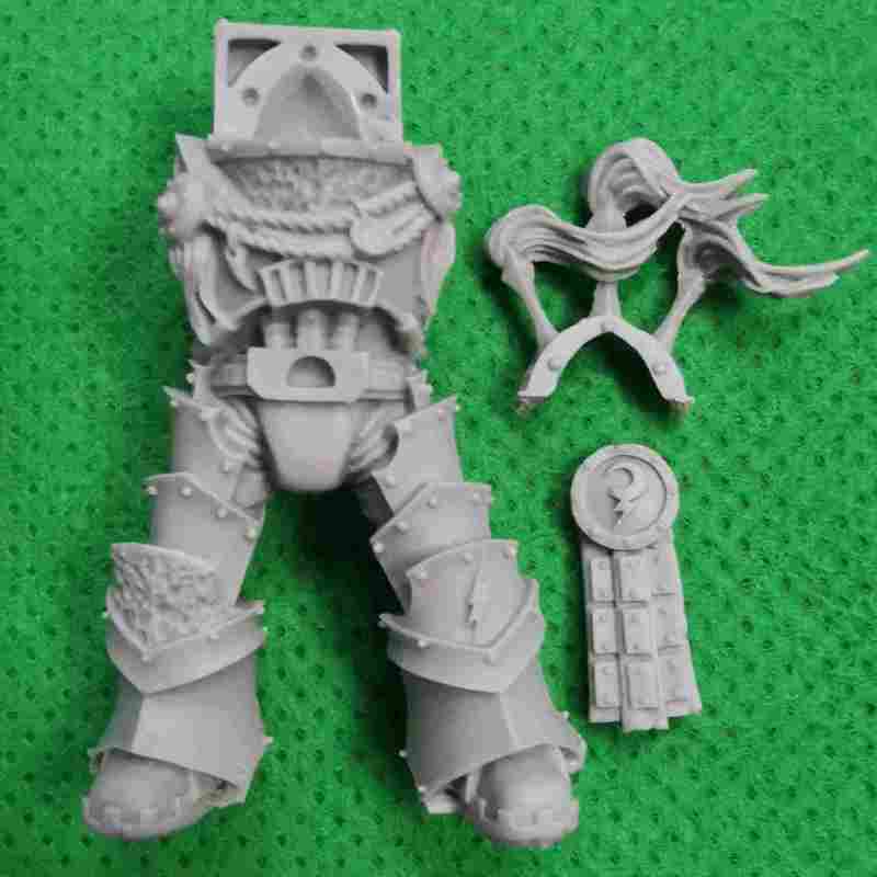White Scars Legion Praetor in Cataphractii Terminator Armour bits