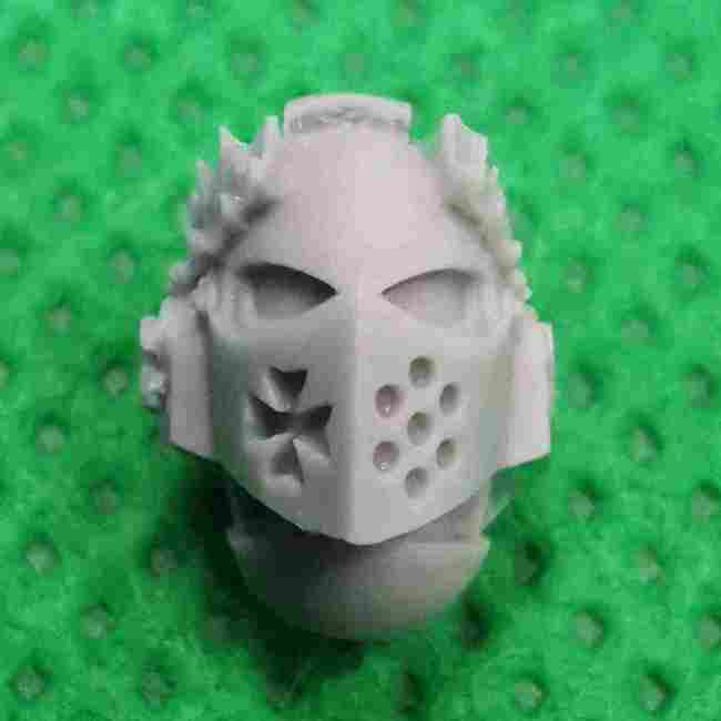 Imperial Fists MKVI Heads bits